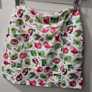 Kandy Golf skirt XS with bird print